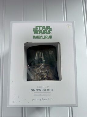 Pottery Barn Kids Teen Star Wars The Mandalorian Grogu Snow Globe NEW 3018